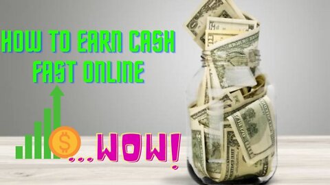 How to earn some extra cash fast online
