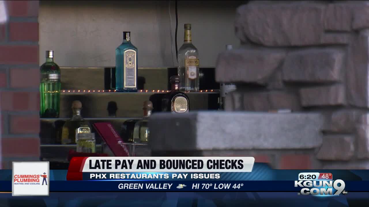 Late pay, bounced checks -- and no problem?