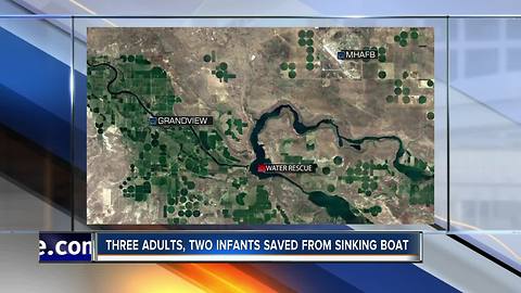 Five saved from sinking boat on CJ Strike Reservoir