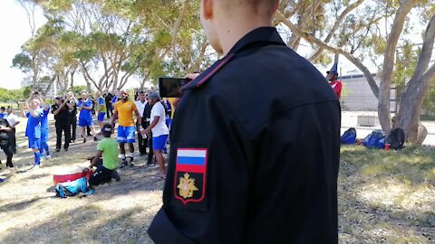 SOUTH AFRICA - Cape Town - Russia China SA NAVY Soccer Tournament (Video) (rwR)