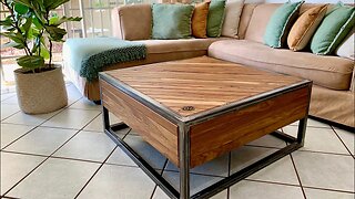 How To Build A Rustic Coffee Table | DIY