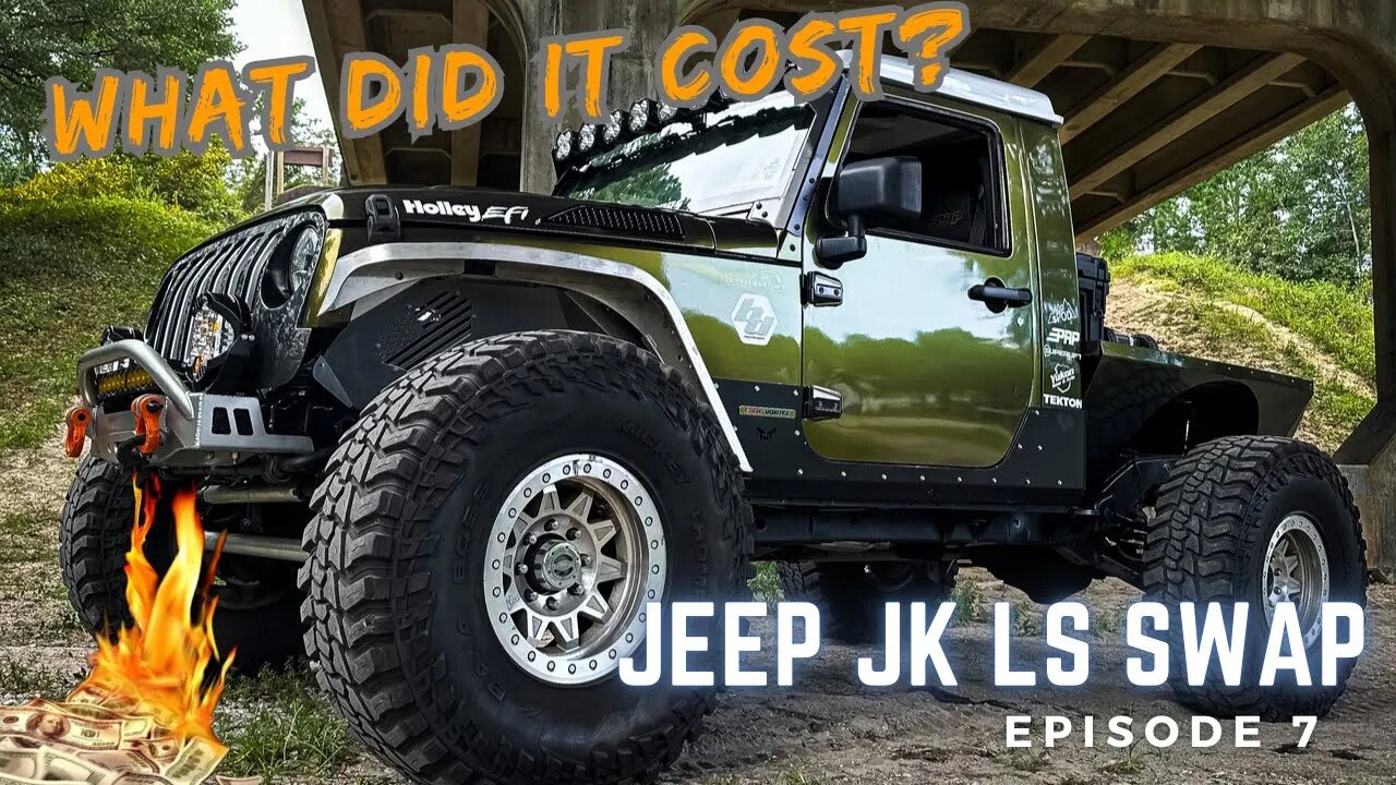 How Much Does A LS Swap Cost + sPod Bantam Install Jeep Wrangler JK
