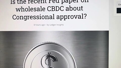 EXPOSED..USA FEDERAL RESERVE CHOSE RIPPLE XRP FOR WHOLESALE CBDC.