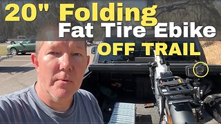 Folding Ebike Off-Trail Riding (Zota Zephyr 2023)