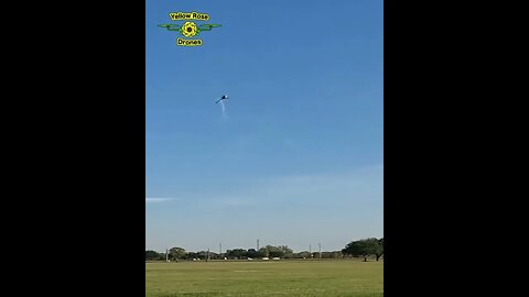 Drunken Helicopter Flight by Nitro Powered RC Aircraft at Scobee RC Field in Houston TX #shorts
