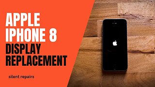 Apple Iphone 8, display, screen, replacement, repair video