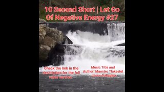 10 Second Short Of Let Go Of Negative Energy | #meditation #shorts #shortsvideo #waterfall #27