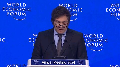 Argentina President Milei Speaking At WEF 2024 About the Success of Capitalism & Doom of Socialism