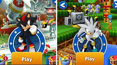 Shadow VS Silver Sonic I Sonic Dash