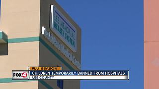 Children restricted from Lee Health Hospitals