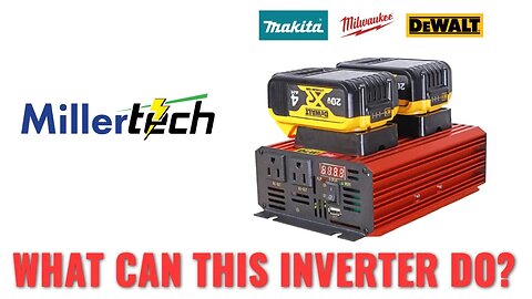 MillerTech EDISON 600W Power Tool Battery Inverter - What Can This Inverter Really Do?
