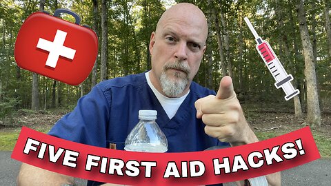 FIVE FIRST AID HACKS! USING EVERYDAY ITEMS TO SOLVE MEDICAL PROBLEMS