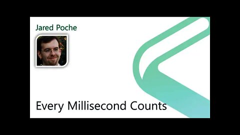 2021 Data.SQL.Saturday.LA presents: Every Millisecond Counts