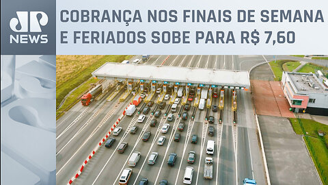 Pedágios da Rodovia Rio-Santos têm aumento de R$ 0,50 na tarifa