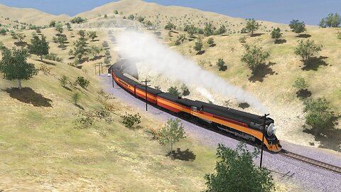 Trainz 2019: Southern Pacific 4449 in the Mojave Sub Division