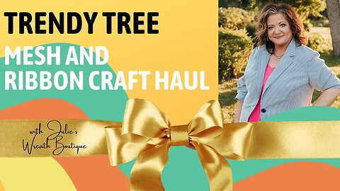 Craft Supply Haul | Ribbon and Mesh Supplies | Come Craft With Me