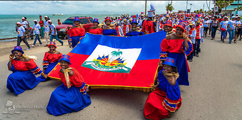 Fête du drapeau Haïtien et remise de dons à NSK pour venir en aide aux sans-abris