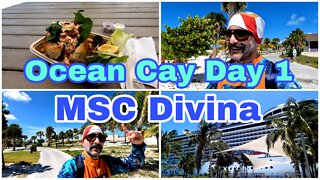MSC Divina | Day 3 | Ocean Cay | Lobster Roll | Climate Change