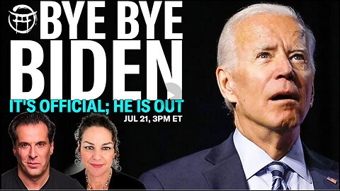 BYE BYE BIDEN, IT'S OFFICIAL, HE IS OUT ! With Janine & Jean-Claude JUL 21