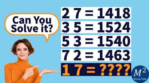 A 2 Digit Number Brain Teaser | Can you solve it? | Minute Math #brainteaser