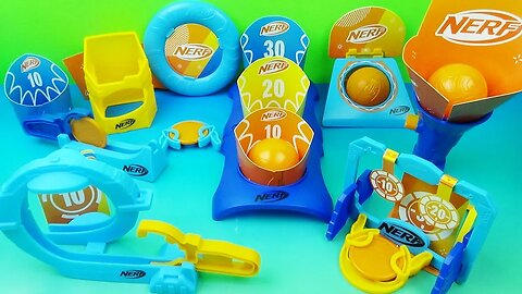 2023 McDONALDS NERF set of 8 HAPPY MEAL COLLECTIBLES VIDEO REVIEW