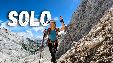 MY HARDEST HIKE YET! 3 Days Solo Hiking Balkan Mountains (Slovenia)