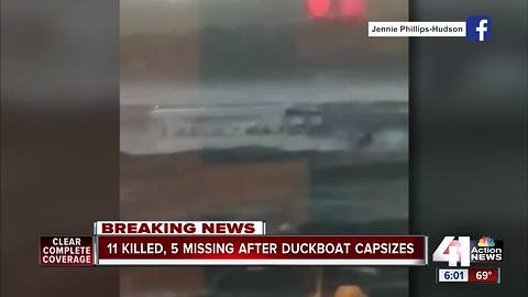 Video shows high winds in moments before fatal boat incident