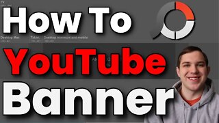 How To Make A YouTube Banner! PhotoScape X Tutorial!