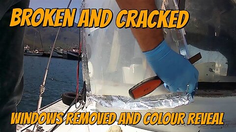 Doghouse painting & window replacement #diy #boatrenovation #boat #restoration #yacht