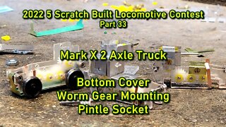 2022 Contest Part 33 2 axle truck worm gear and covers