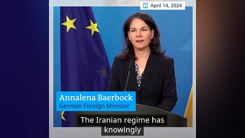 And here she is, 360° Baerbock, German FM, has something to say to Iran