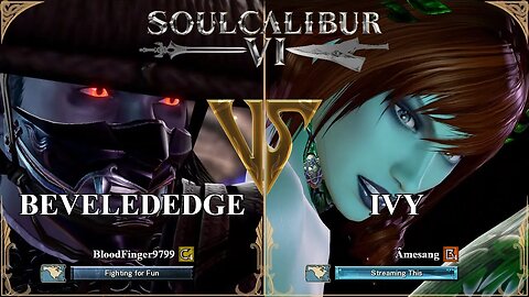 SoulCalibur VI — BloodFinger9799 (BeveledEdge) VS Amesang (Ivy) | Xbox Series X Ranked