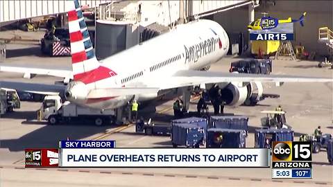 Plane headed to Hawaii overheats and returns to Sky Harbor in Phoenix