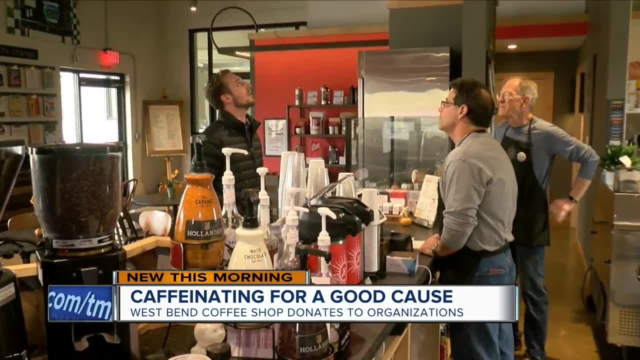 West Bend coffee shop donates to organizations