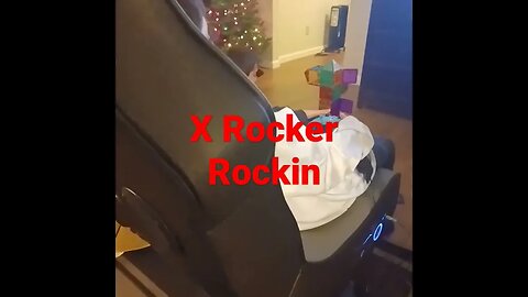 X Mas X Rocker Gaming chair in Motion