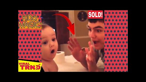 Babies and Magic Trick - Funny Daddy and Baby Magic Tricks