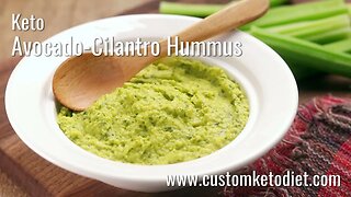 Keto Avocado Cilantro Hummus no: 3