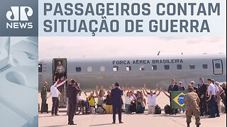 Brasileiros que estavam em Israel e voltaram ao Brasil em segundo voo da FAB relatam resgate