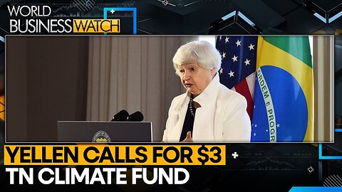 Janet Yellen says, '$3 Trillion needed annually for Climate funds' | World News | WION | U.S. NEWS ✅