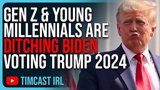 Gen Z & Young Millennials Are DITCHING Biden, Voting Trump 2024