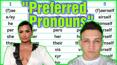 Preferred Pronouns are NARCISSISTIC?