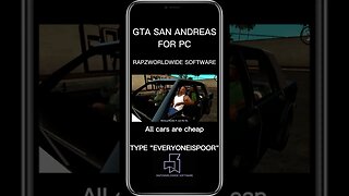 GTA: San Andreas - All cars are cheap (Cheat for PC)