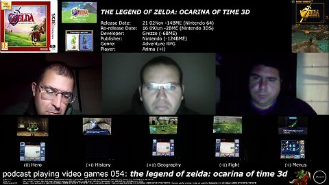 +11 001/004 006/013 003/007 podcast playing video games 054: the legend of zelda: ocarina of time 3d