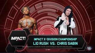 Impact Wrestling Slammiversary 2023 Chris Sabin vs Lio Rush for the Impact X Division Championship