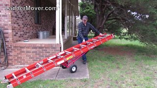How to move a ladder safely