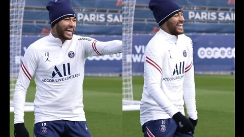 Neymar Jr back in training with Paris st Germain teammates