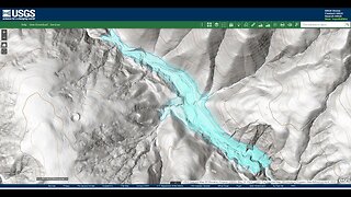 Stevens Creek Landslide Lake Level Visualization