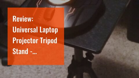 Review: Universal Laptop Projector Tripod Stand - Computer, Book, DJ Equipment Holder Mount Hei...