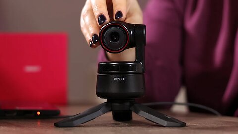 OBSBOT Tiny PTZ 4K Webcam with AI Powered Framing & Autofocus