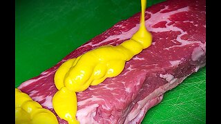 Mustard Covered Steak, is it good??!